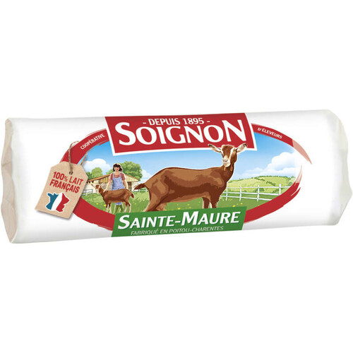 Soignon Sainte Maure Fromage De Chèvre 200g