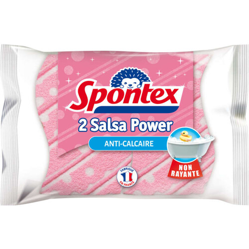 Spontex Eponge Salsa Power Anti-Calcaire *2