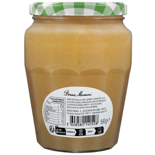 Bonne Maman Compotée Pomme Vanille 590g