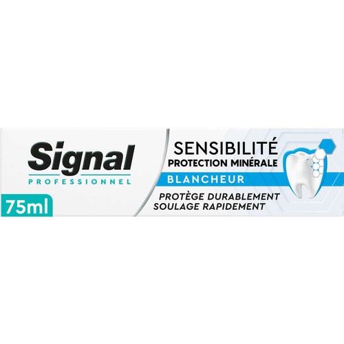 Signal Professionnel Dentifrice sensibilité action minérale blancheur 75ml
