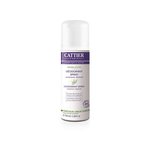 [Par Naturalia] Cattier Déodorant Spray Cardamome Patchouli 100ml