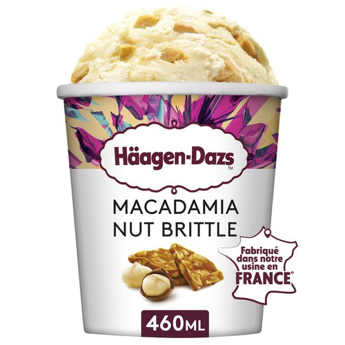 Haagen-Dazs Pot Macadamia nut brittle Prem 400g