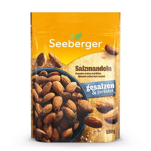 Seeberger Amandes Grillées, Salées 150G