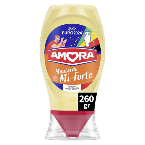 Amora Moutarde Mi-Forte 260 g