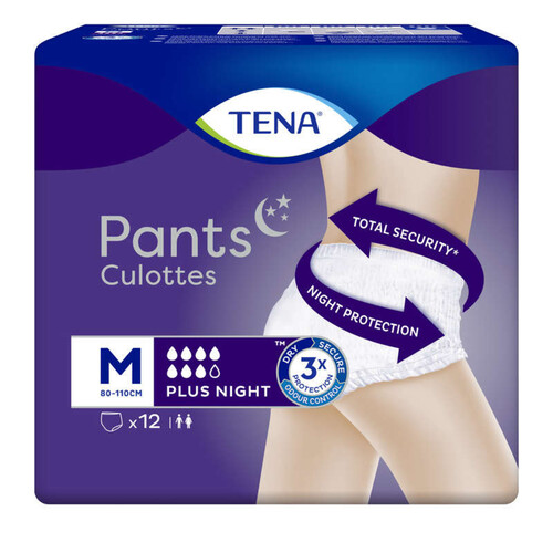 Tena Culottes Nuit Pants Plus Night Medium X12