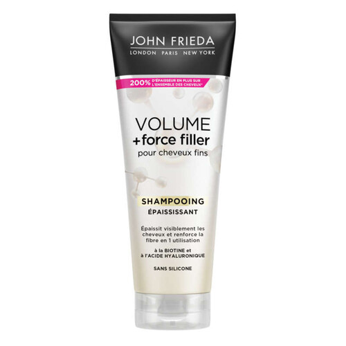John Frieda volume +force filler shampooing épaississant 250ml
