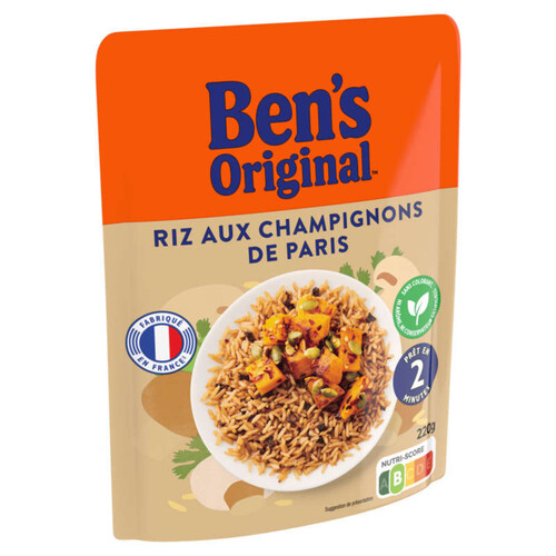 Ben's Original Riz aux Champignons Micro Ondable 220g