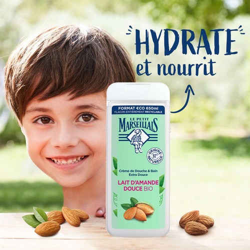 Le Petit Marseillais Crème de Douche Lait D'Amande Douce 650ml