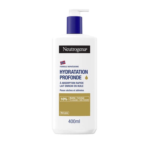 [Para] Neutrogena Hydratation Profonde Lait Corps Enrichi en Huile 400ml