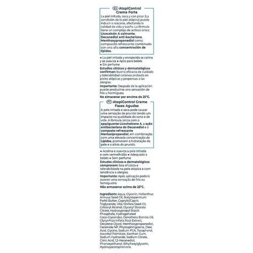 [Para] Eucerin AtopiControl Crème Calmante intensive 40ml