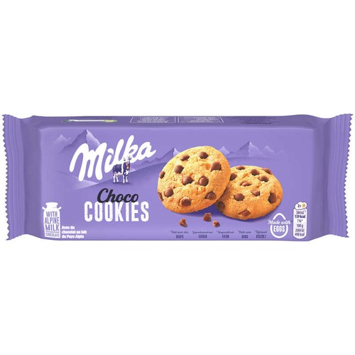 Milka Cookies aux pépites de Chocolat 168g