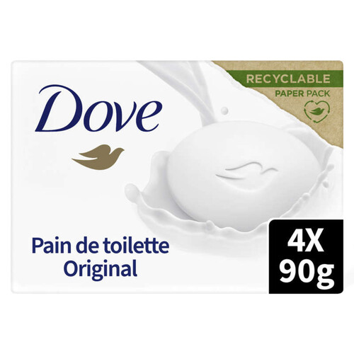 Dove Pain de Savon de Crème Hydratante Original 360g