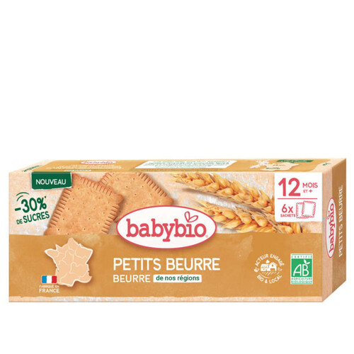 Babybio Petit Beurre - Farine de nos régions Bio 120g