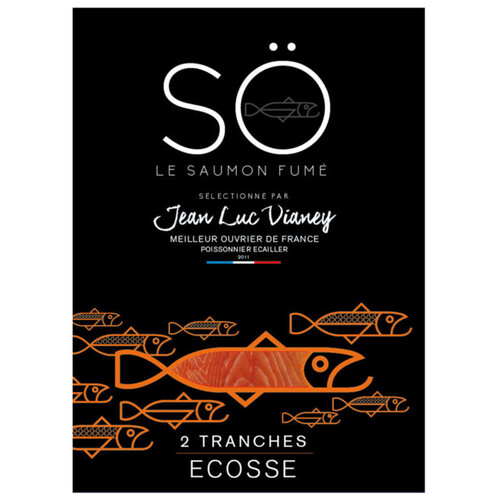 Jean Luc Vianey SÖ Le Saumon Fumé Ecosse 2 Tranches 80g