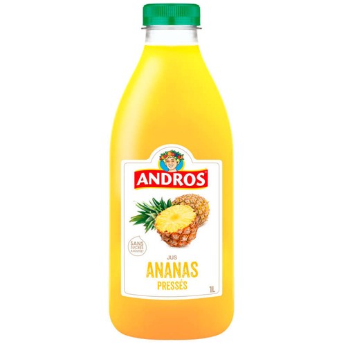 Andros Jus d'Ananas la bouteille de 1L