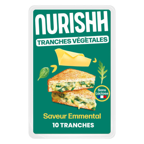 Nurishh 10 Tranches végétales classiques 200g