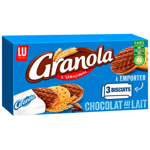 Granola Sablés nappés au Chocolat au Lait 225g