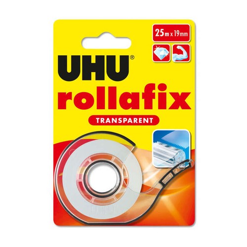 UHU Adhésif Rollafix Transparent 25m