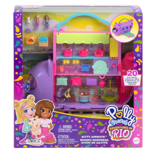 Polly Pocket Avion chaton transformable