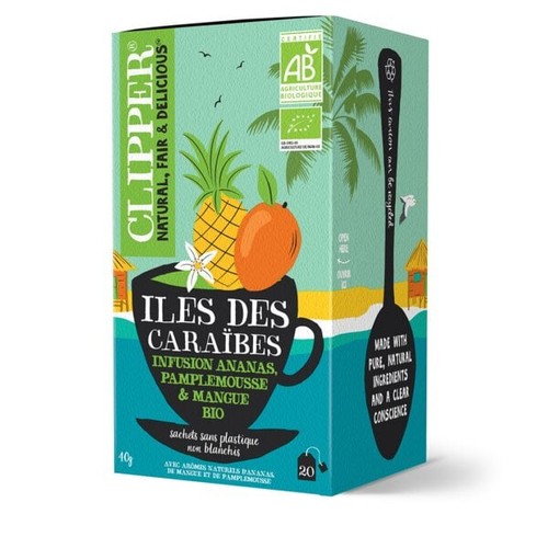 Clipper Infusion Iles des Caraïbes 40g