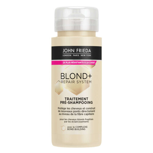 John Frieda Blond+ repair system traitement pré-shampooing 100ml