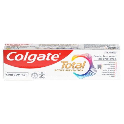 Colgate Dentifrice Total Active Prévention Original 75ml