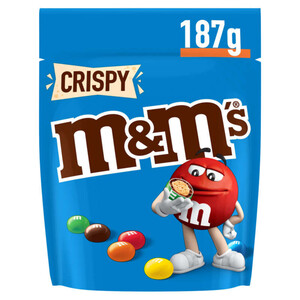 M&M'S Bonbons Chocolat Au Lait & Riz Soufflé 187G