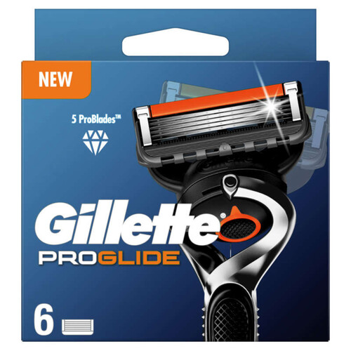 Gillette proglide recharges de lames de rasoir pour homme x6