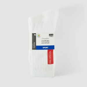 Monoprix Lot De 3 Paires De Chaussettes De Sport Anthracite T39/42