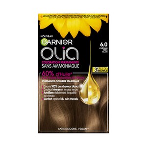 Olia Coloration Sans Amoniaque 6.0 Chatain Très Clair