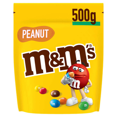 M&M's Cacahuète Enrobée De Chocolat Pochon 500g