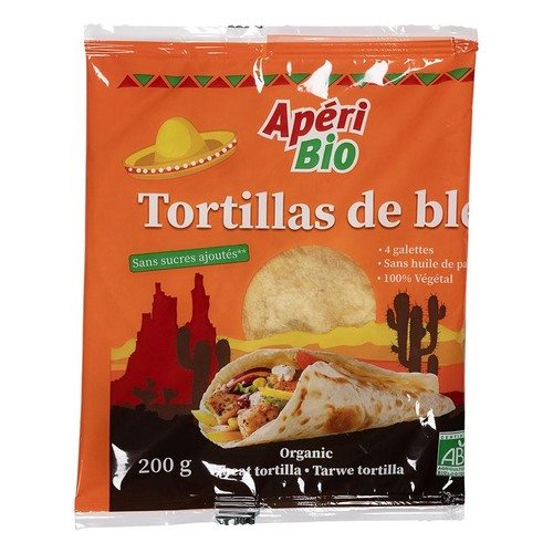 Amaizin Tortillas de blé wrap Bio 200g