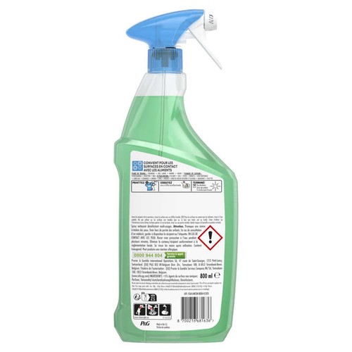 Mr. Propre Spray Désinfectant Nettoyant Multi-Usages Fleurs De Pommier 800ml