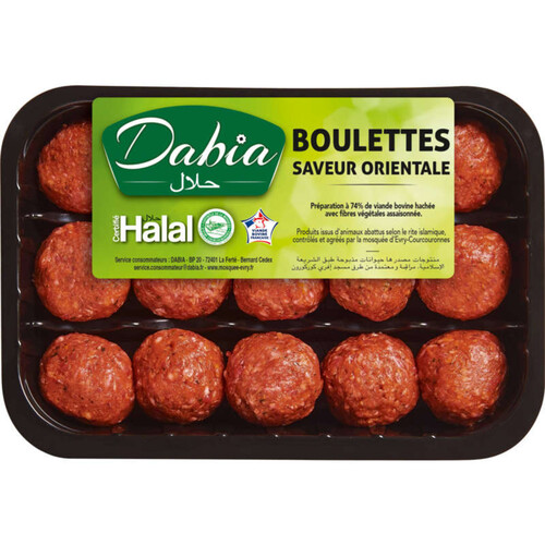 Dabia Boulettes halal saveur orientale 375g