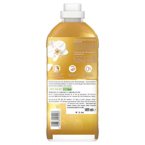 Lenor Adoucissant Fraîcheur longue durée Ambre & Orchidée x71