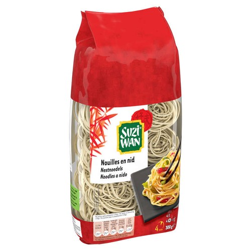 Suzi Wan Nouilles en Nids 4 Minutes de Cuisson 300g