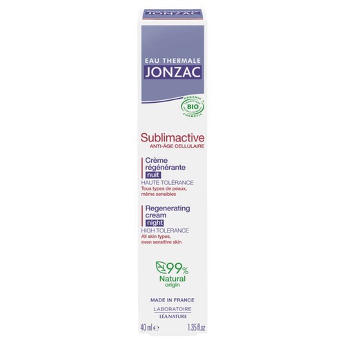 [Para] Jonzac Soin Nuit Régénérant Anti-Age Cellulaire Bio 40ml