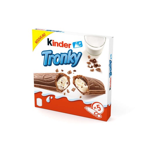 Kinder Tronky Biscuits Fourrés Chocolat au Lait x5 90g