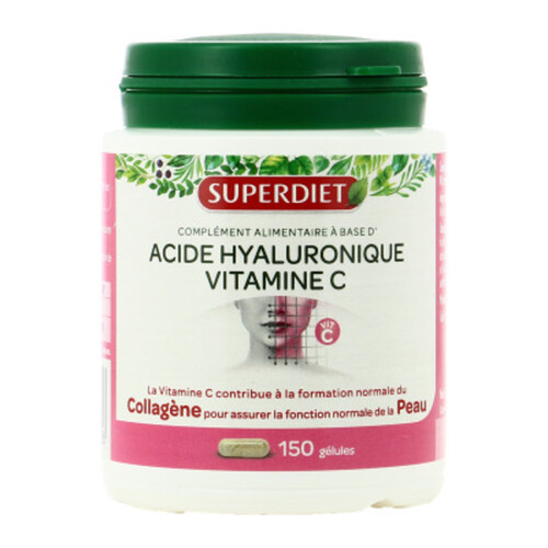 [Par Naturalia] Superdiet Gélules à base d'Acide Hyaluronique + Vitamine C 150 capsules