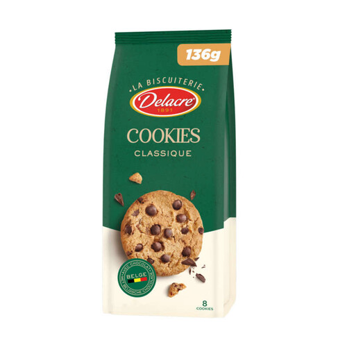 Delacre Cookies Pépites de chocolat 136g