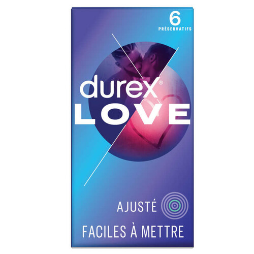 Durex Préservatifs Love Faciles et rapides à poser x6