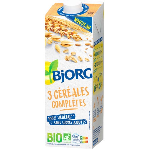 Bjorg 3 céréales Bio 1L
