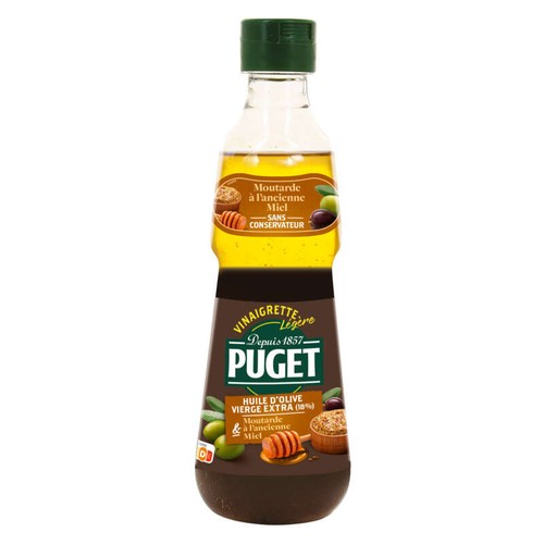 Puget Vinaigrette moutarde miel 330ml