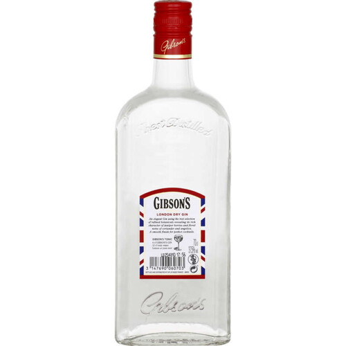 Gibson’S London Dry Gin 37.5° 70Cl