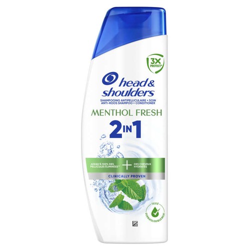 Head & Shoulders Base 2in1 Shampoo antipelliculaire  + Conditioner Menthol 300ml
