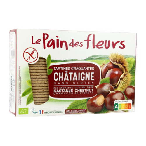 [Par Naturalia] Le Pain Des Fleurs Tartines Craquantes À La Châtaigne Sans Gluten 300G Bio