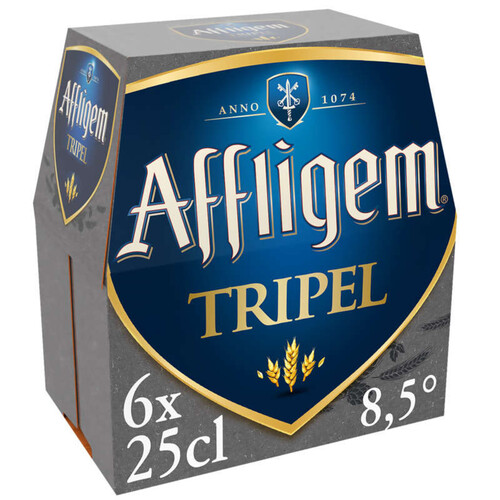Affligem Tripel bière d'Abbaye 9° 6 x 25cl