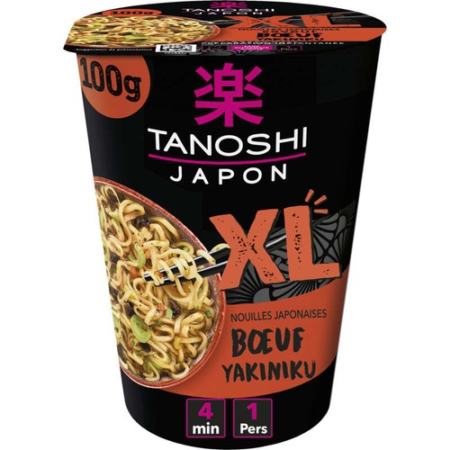Tanoshi Cup Nouilles bœuf yakiniku 100g