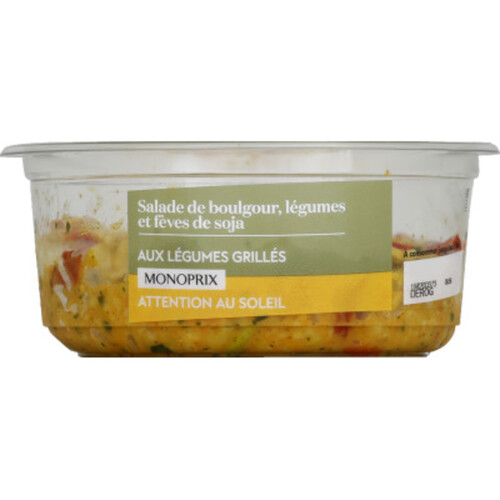 Monoprix Boulgour légumes grillés & fèves de soja 180g