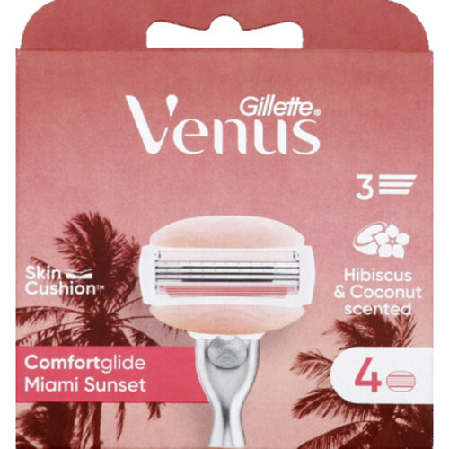 Gilette Venus Lames comfortglide Miami Sunset x4